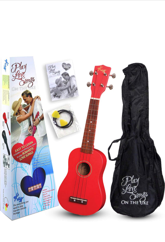Kay Ukulele Red